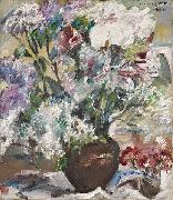 Lovis Corinth, Flieder und Anemonen